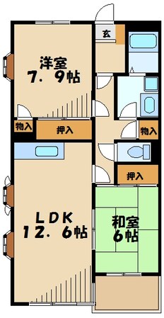 メゾン・ドゥ・クロッシュの物件間取画像